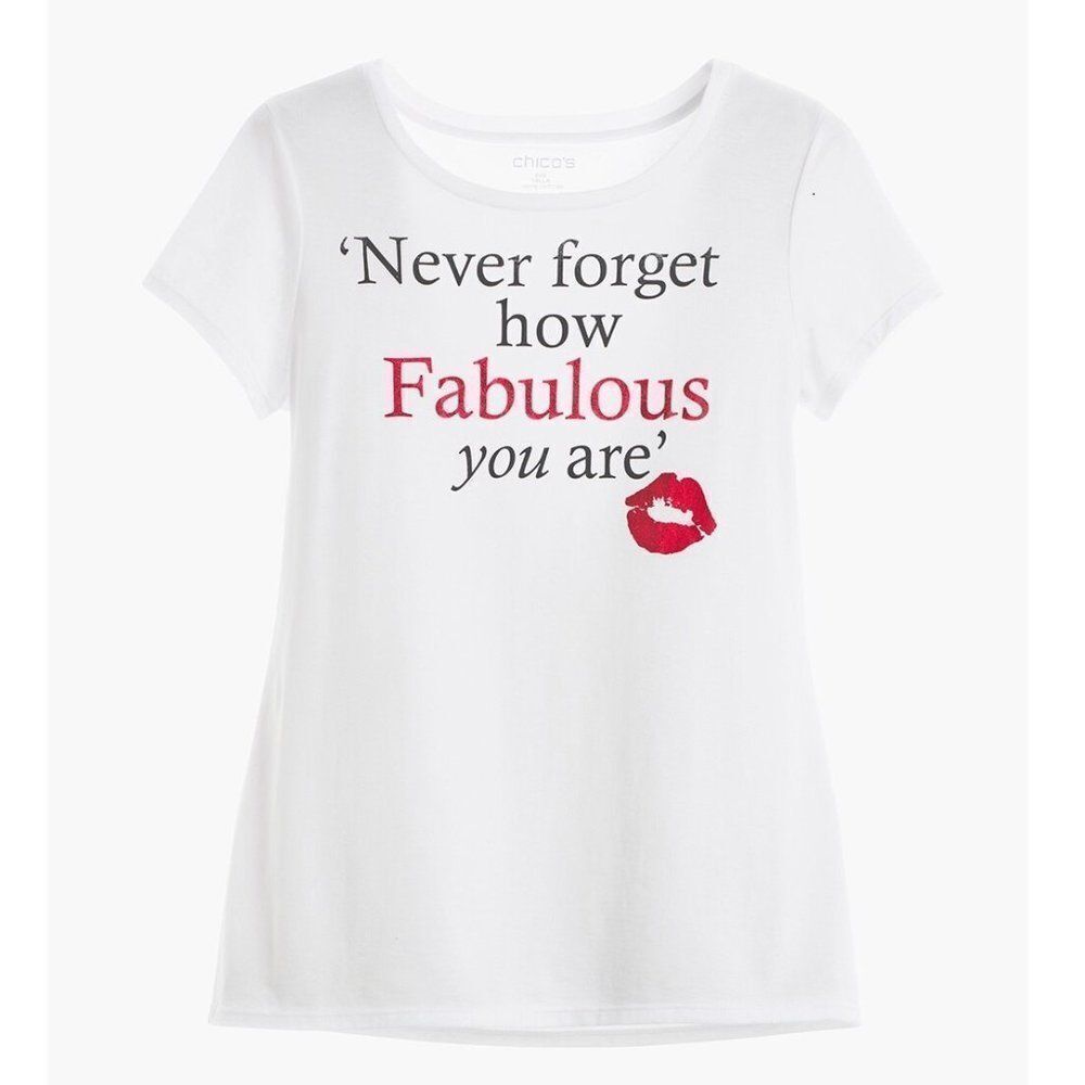 Chico's 'How Fabulous' Tee